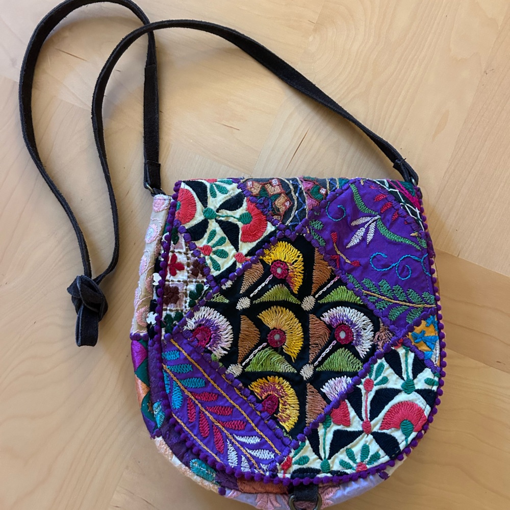 Colorful Boho Embroidered Women's Bag